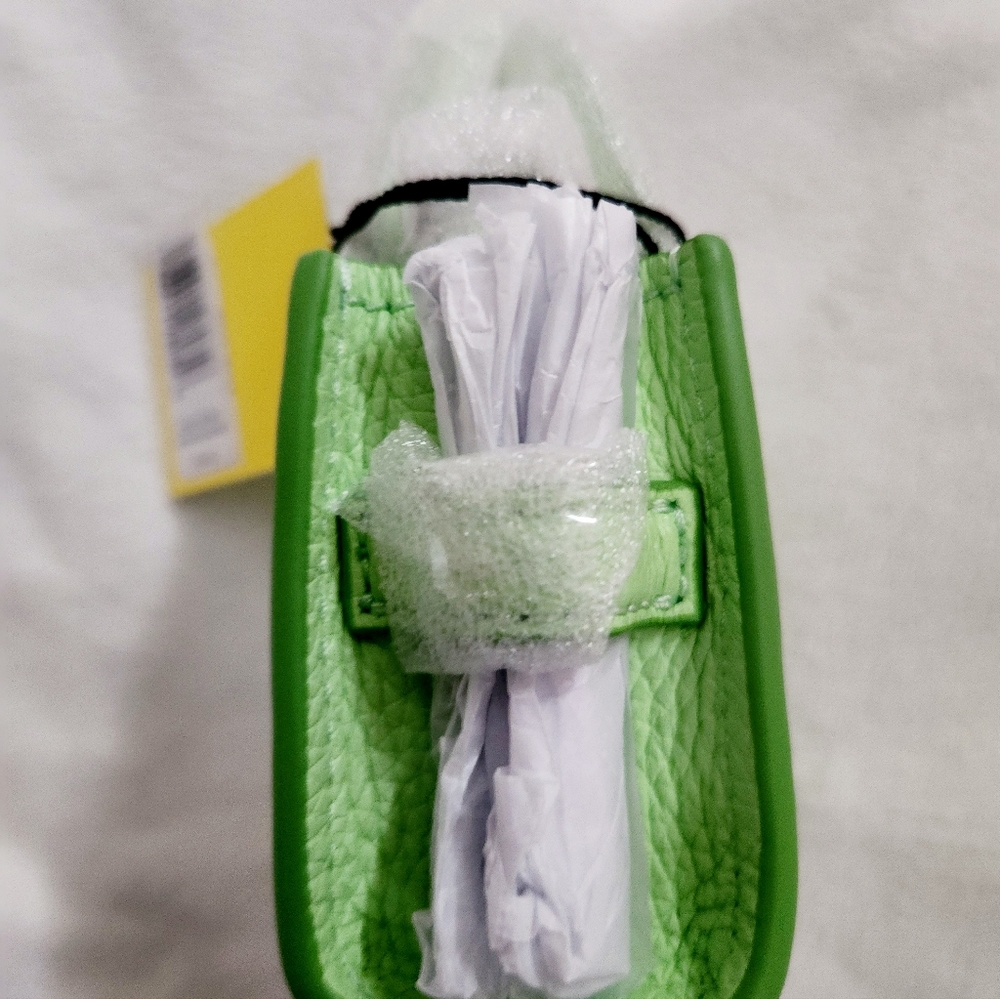 Marc Jacobs The Nano Tote Bag Charm Peppermint Green Authentic NWT - Picture 6 of 8